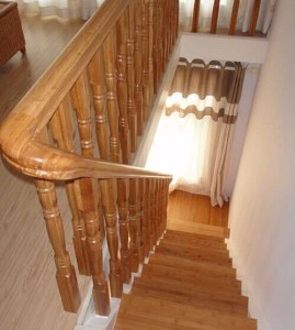 bamboo-stair and steps - Handrail